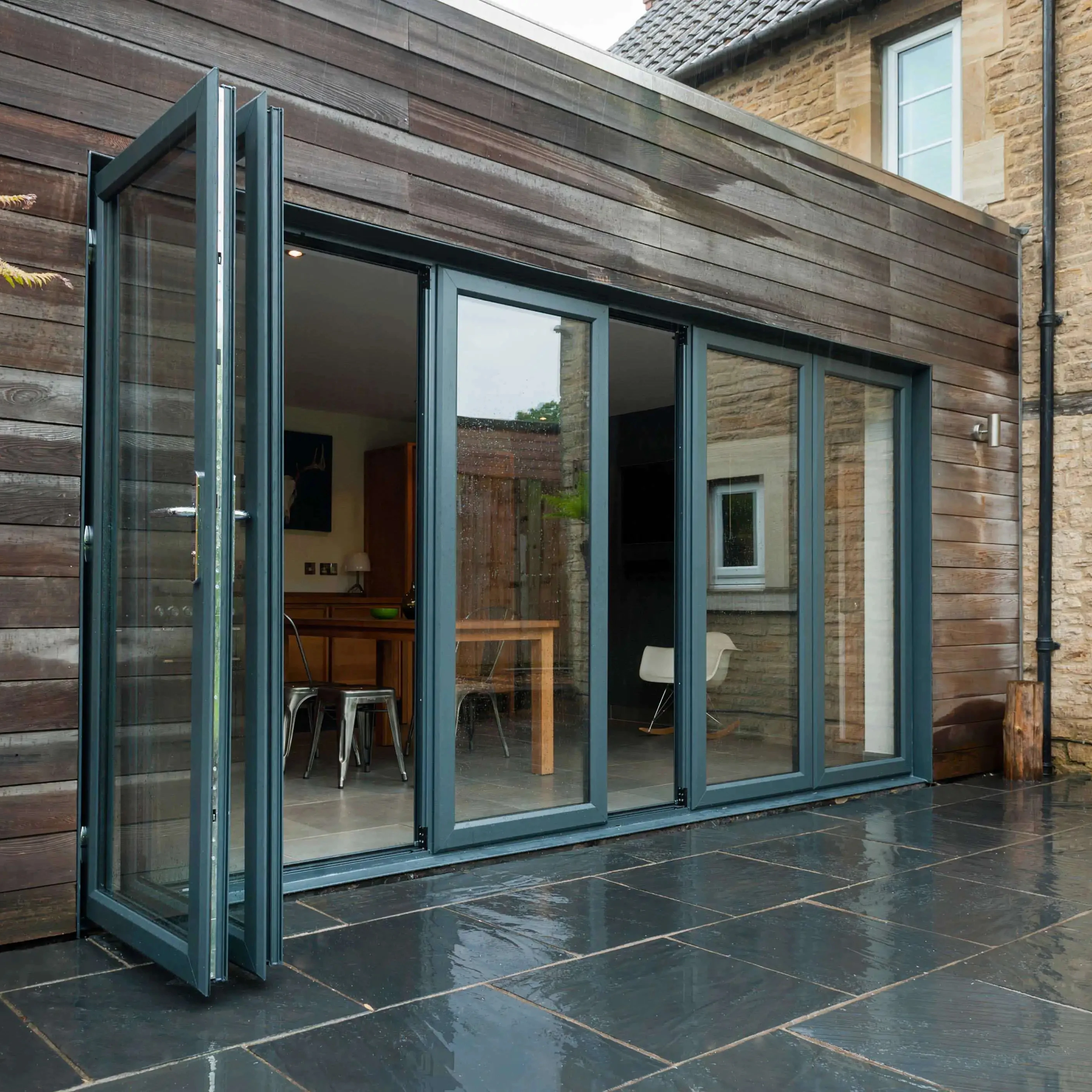 Modern Design Aluminum Mosquito Mesh Door Sliding Slide and Turn Doors Best Patio