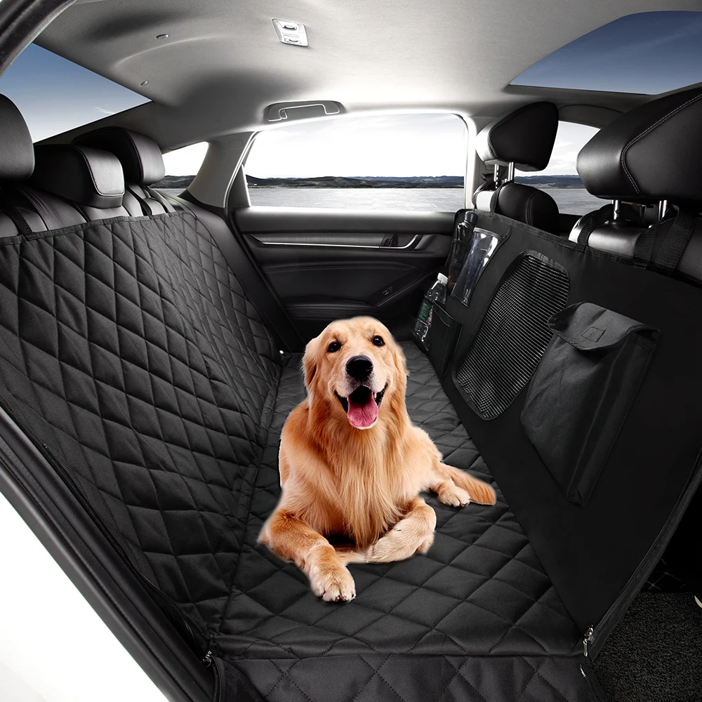 Pet Travel Dog Car Seat Cover Bench Cars SUV Protector Waterproof Dog Cushion For Car With Mesh Viewing Window