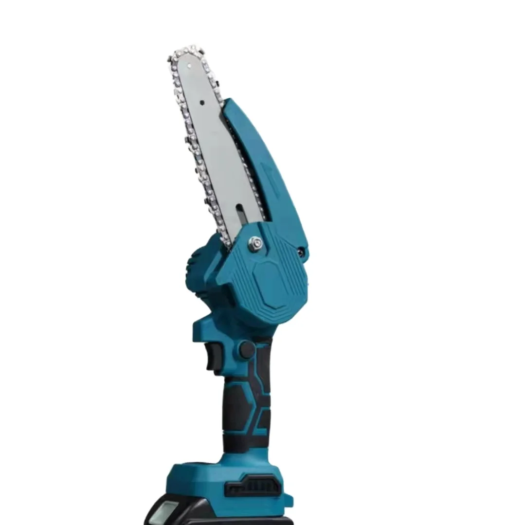 OEM Mini Electric Chainsaw Cordles Handheld Pruning Saw Portable Home Garden Logging Power Tool 21V Lithium Battery Wood Cutter