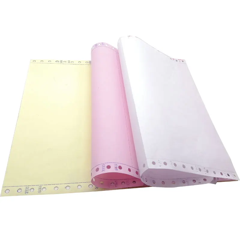 Custom Printing receipt Continuous Carbonless Computer Copy paper invoice book
