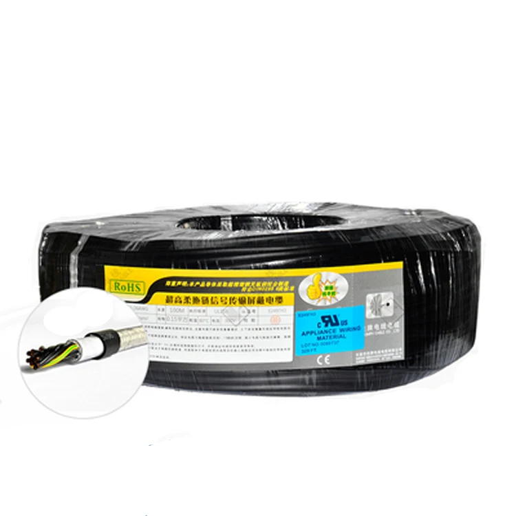 Точечная высокомягкая защита цепи сопротивления 2587 2,5 квадратная печать мягкая износостойкая и кодировочная линия ЧПУ электрические кабели и провода