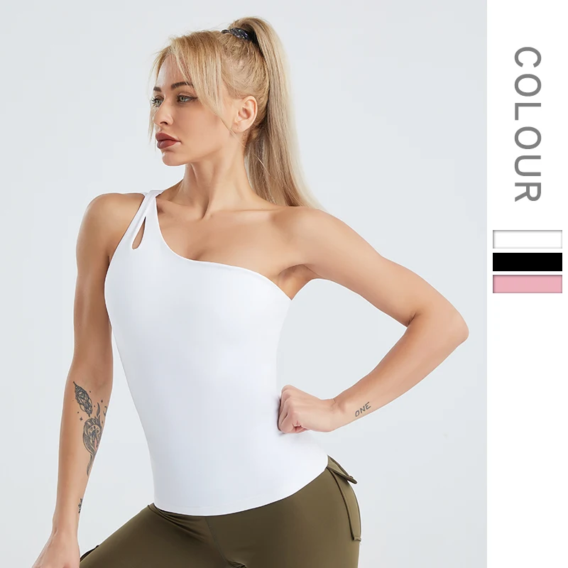 Wholesale Sexy Women new polyester spandex super soft fitness Gym fitness & yoga wear for Tik Tok Tiktok yoga top ladies