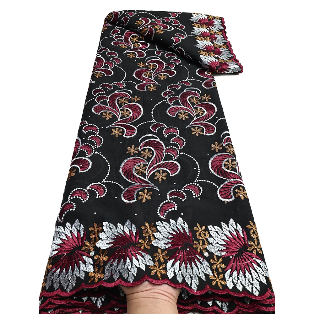 NI.AI Beautiful 2024 New Arrival Swiss Voile Lace Good Quality Lafaya Lace French 100% Cotton For Women Garment Wedding Party