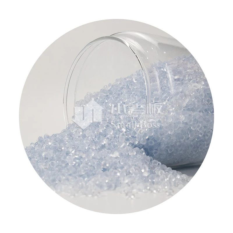 Soft Crystal Transparent Shoes Sole Raw Materials Rain Boots Slip Slop PVC Granules Compound