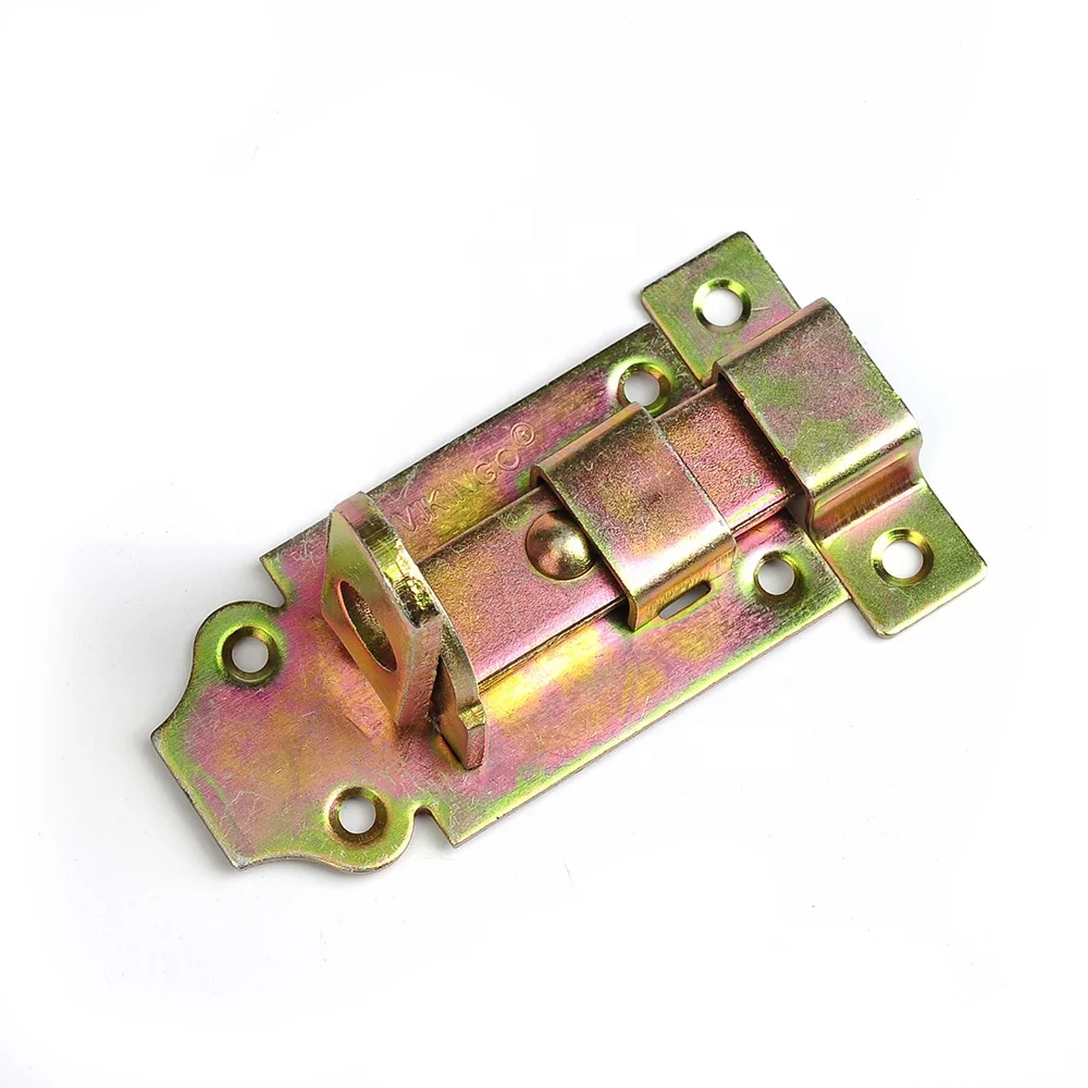 Supply hardware furniture security door safety latch metal press lock