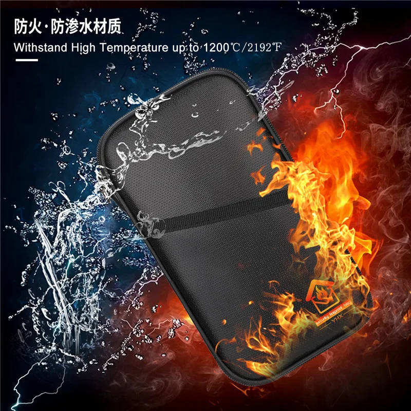 Men Waterproof Passport Wallet Card Holder With Coin Pocket Mens Clutch Passport Bag Cover ID Credit Card Holder RFID Fashion