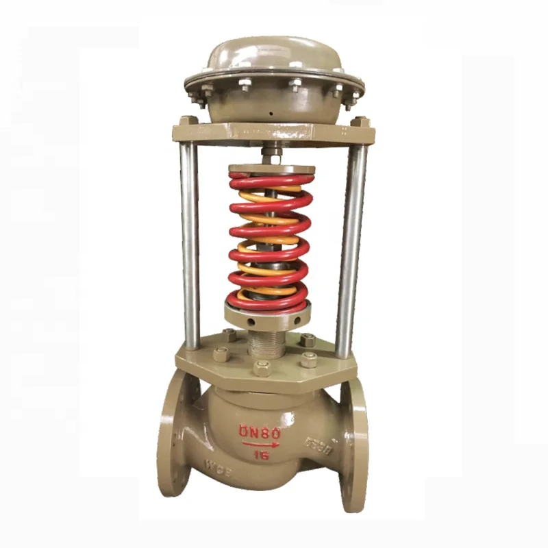 Cast Steel WCB Self-operated Pressure Independent Control Valve Pressure Regulating Valve Flange Globe Valve