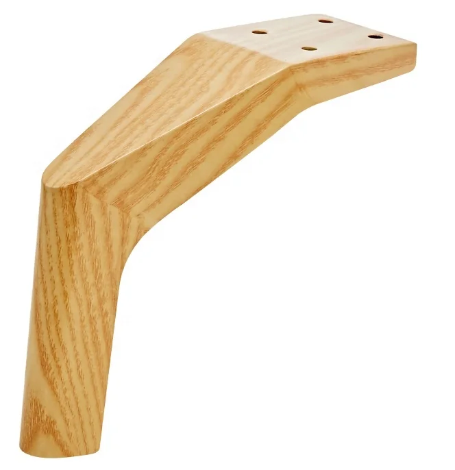 Oem Wood Grain Good Quality Modern Furniture Accessories Coffee Table Sofa Chair Base Legs Hardware Wooden Sofa Leg