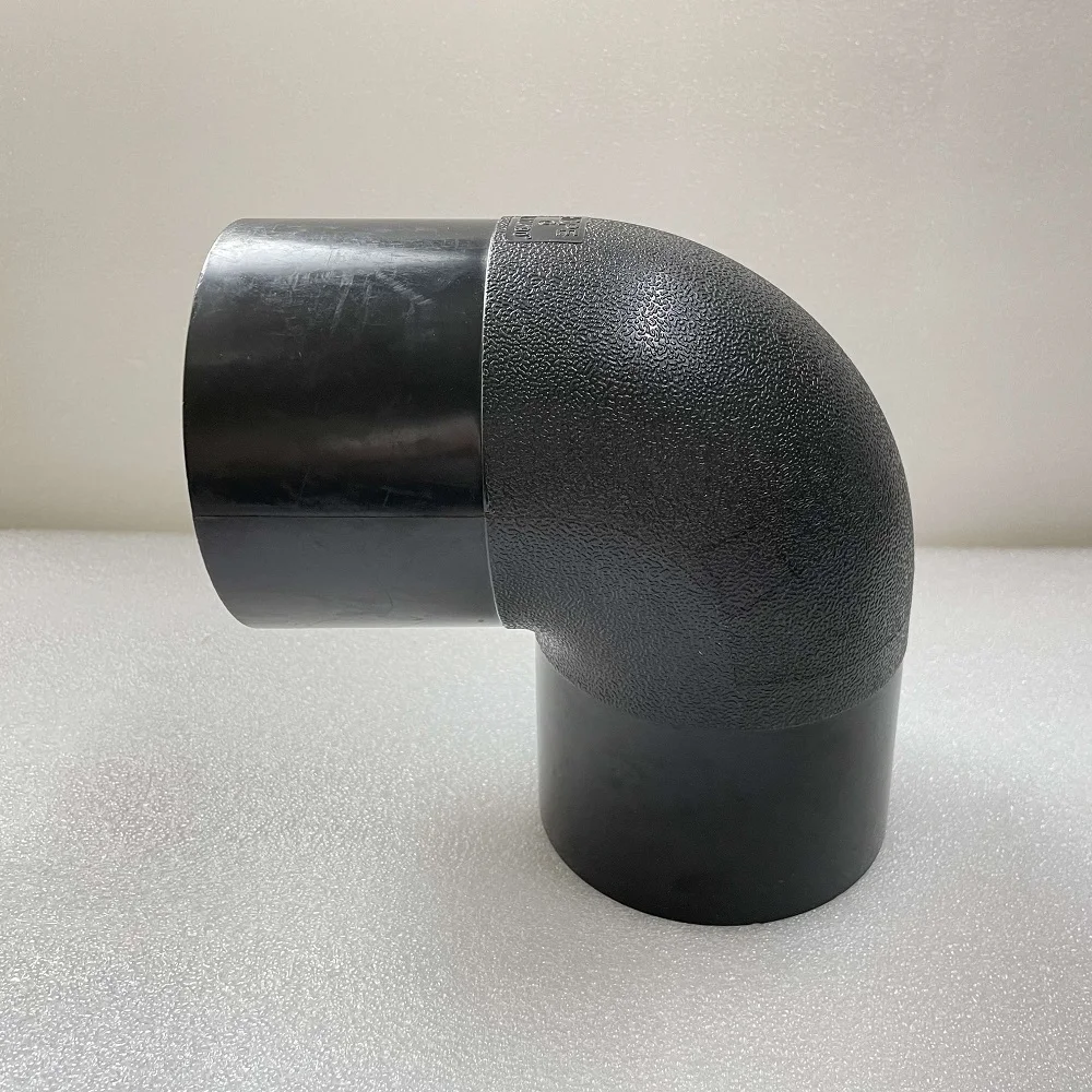 HDPE равный 90 градусов локоть стыковой сварки Фитинги
