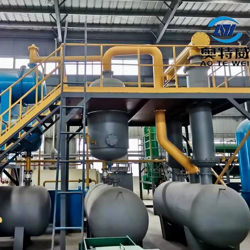 Small capacity high yield 80%-93% crude oil regeneration refinery to diesel heavy oil base oil machine