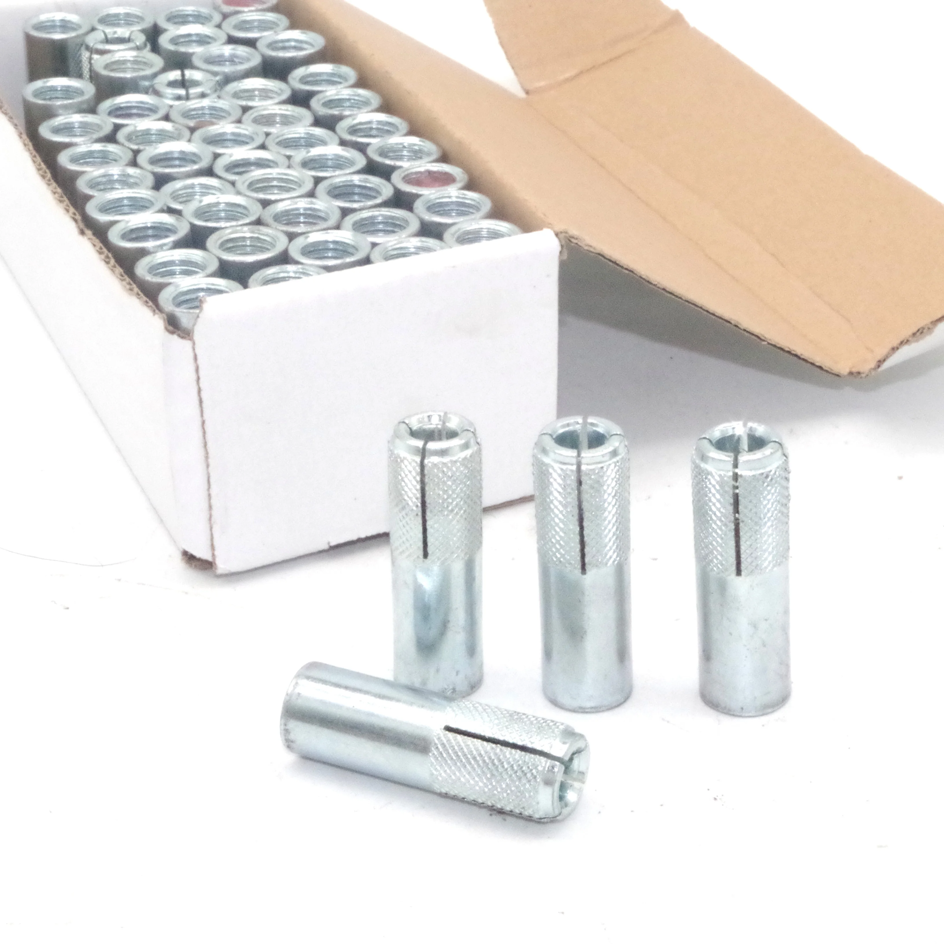 
Factory direct galvanized carbon steel drop in anchor/expansion bolt M12 