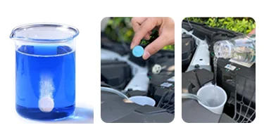Car washer windshield fluid tablets concentrated formula refill tablets cleaner for car glass