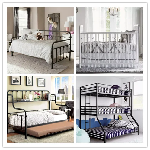 Apartment Building Adult Metal Platform Loft Double Decker Dunk Bed Twin Bed With Ladder Desk locker