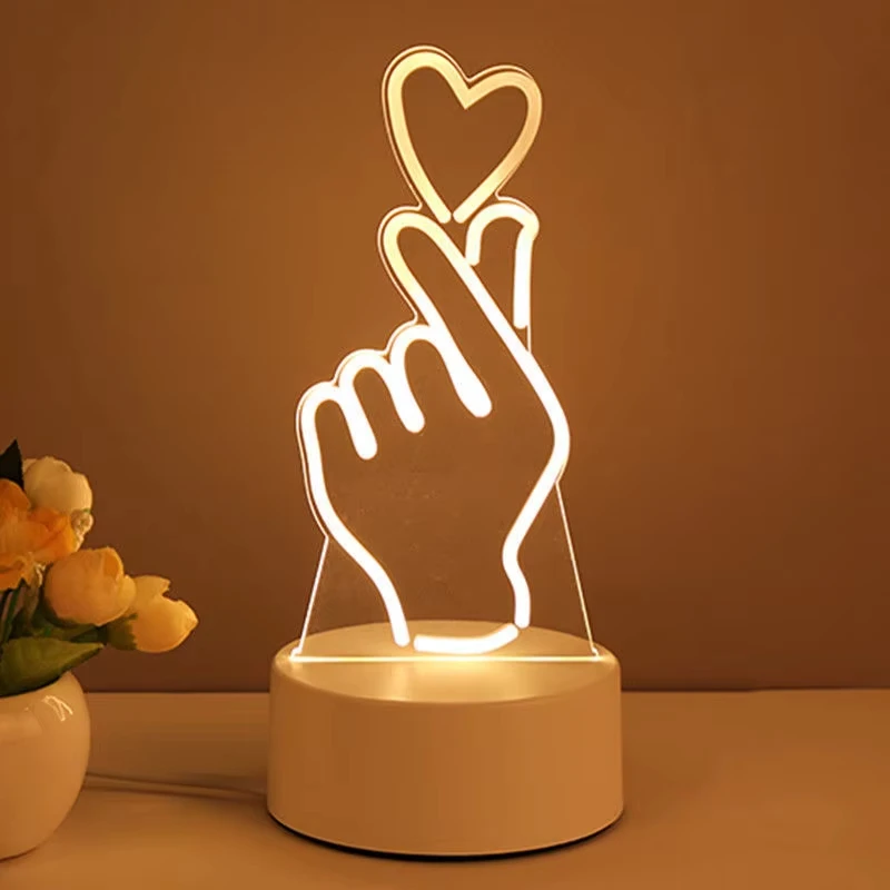 3d Illusion Lamp Led Custom Room Decorative Children Usb Acrylic 3d Led Night Light Table Lamp 3d Night Light For Kids Gift