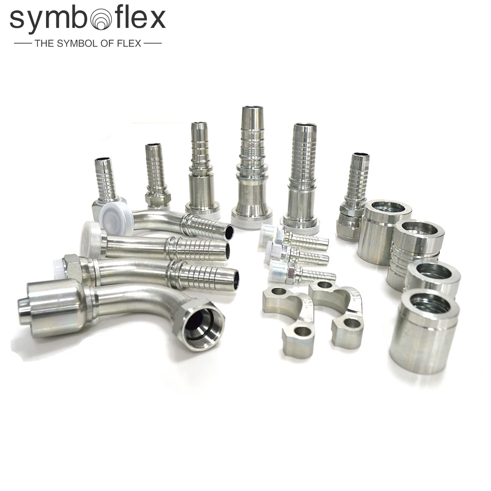 High Pressure Washing Fitting M22 Hydraulic Fitting45 Cone JIC Female NPT Male One Piece 90 Cone ORFS Female Flat Seat One Piece