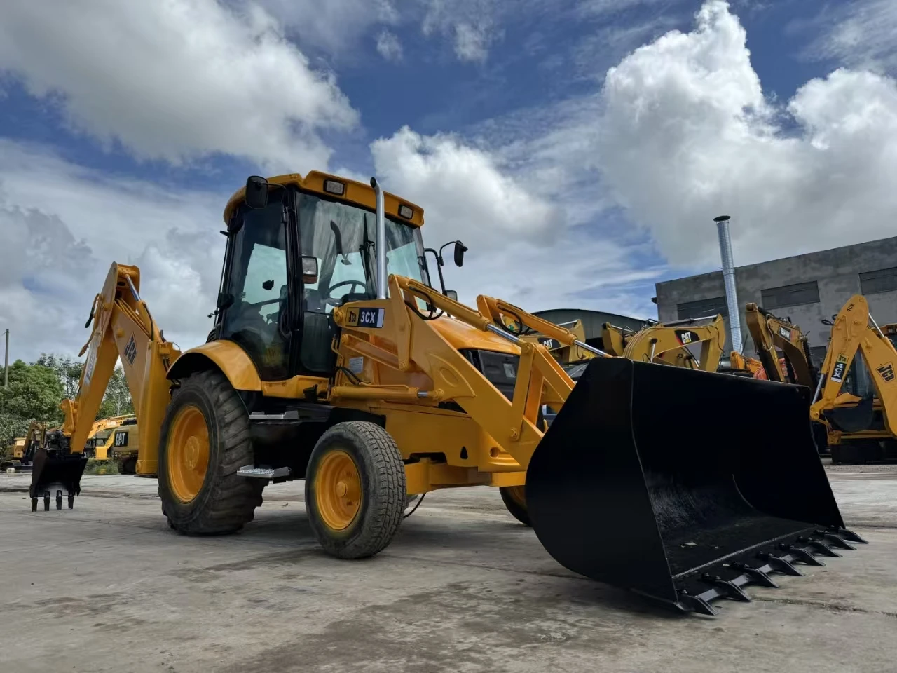 Высокое качество б/у JCB 3CX дизельный двигатель Землеройная техника гидравлический экскаватор низкая цена в хорошем состоянии 2021