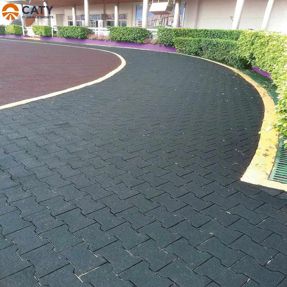 Cheap Price  Dog-bone Rubber pavers Indoor Outdoor High Elastic