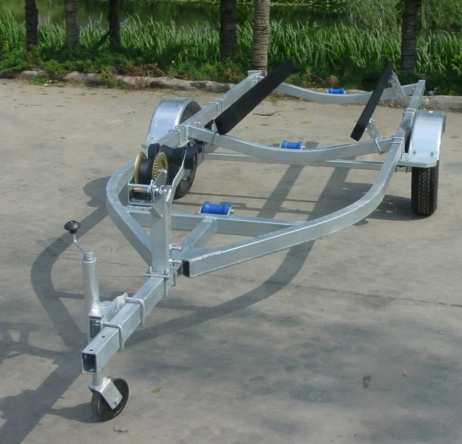 
Factory made single axle Small Mechanical Brake 4.7m boat trailer CT0101 