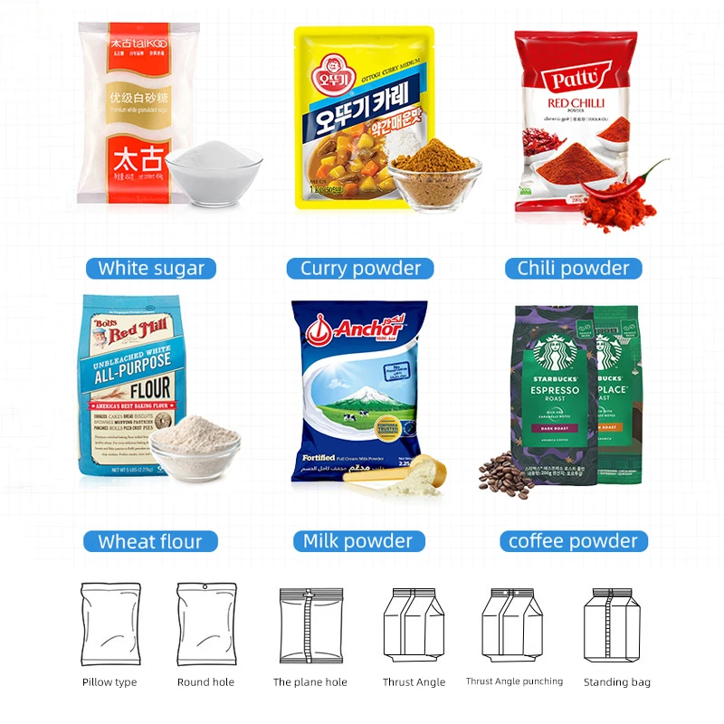 Автоматическая 500 г 1 кг какао-порошок растворимый кофейный порошок упаковочная машина для молотого кофейного порошка упаковочная машина