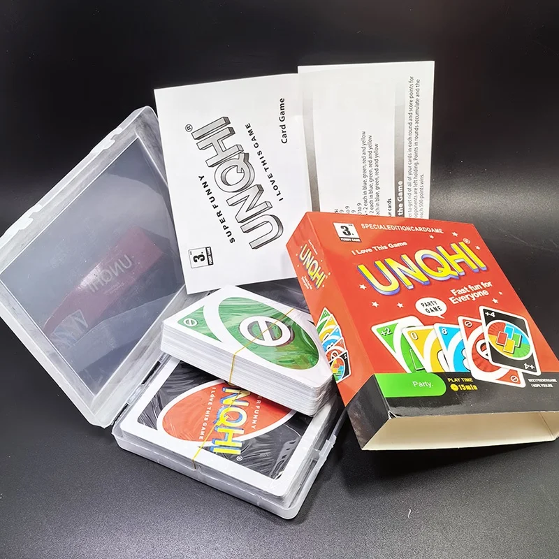 Deskjoy High quality Plastic UNQHI Card  Play Poker Card Board Game Card