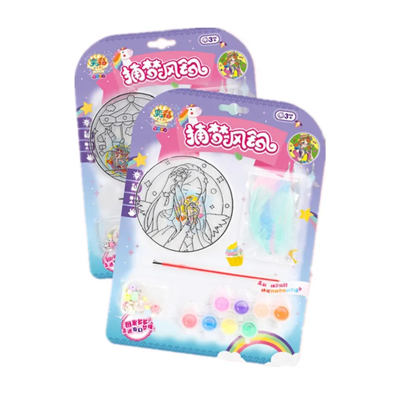 Блеск ручная краска принцесса ветер колокольчик используется для украшения дома популярный Хрустальный Ангел Ловец