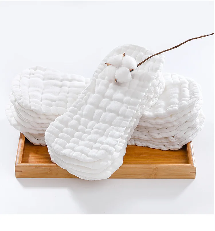 Cotton Reusable Nappy Inserts Washable Cloth Nappy Diaper Cover Wrap Liners