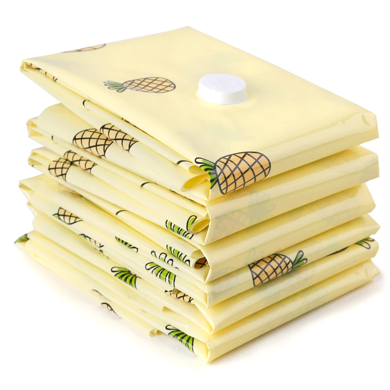 Plastic Biodegradable Compression Packaging Custom Printed Cleaner Dust Sealing Sealer Storage Vacuum Bags For Clothing