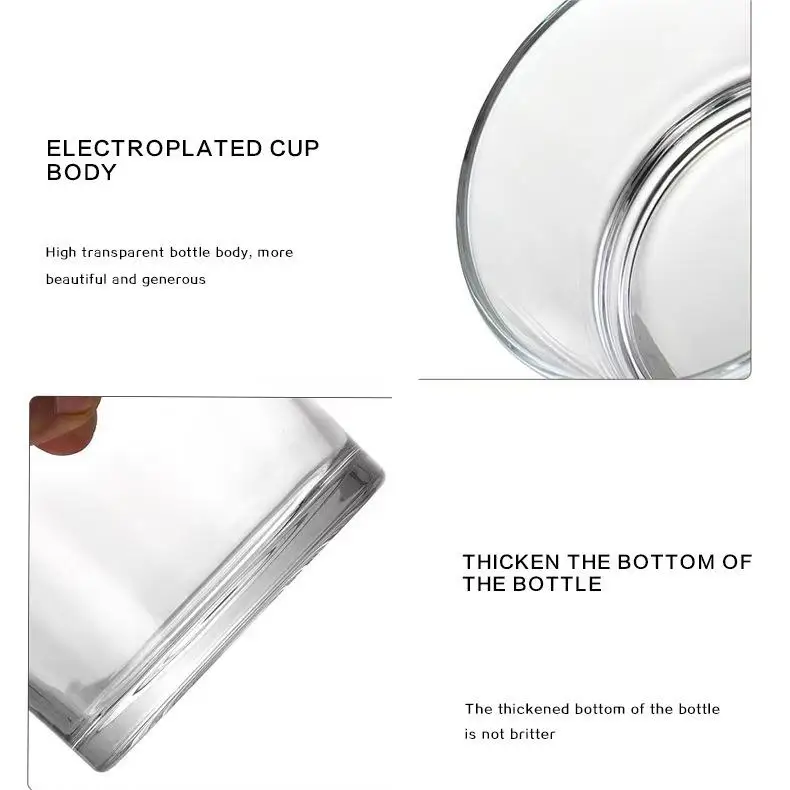 16 oz 24 oz Empty Clear Glass Candle Jars Holder Container with Natural Bamboo Lid