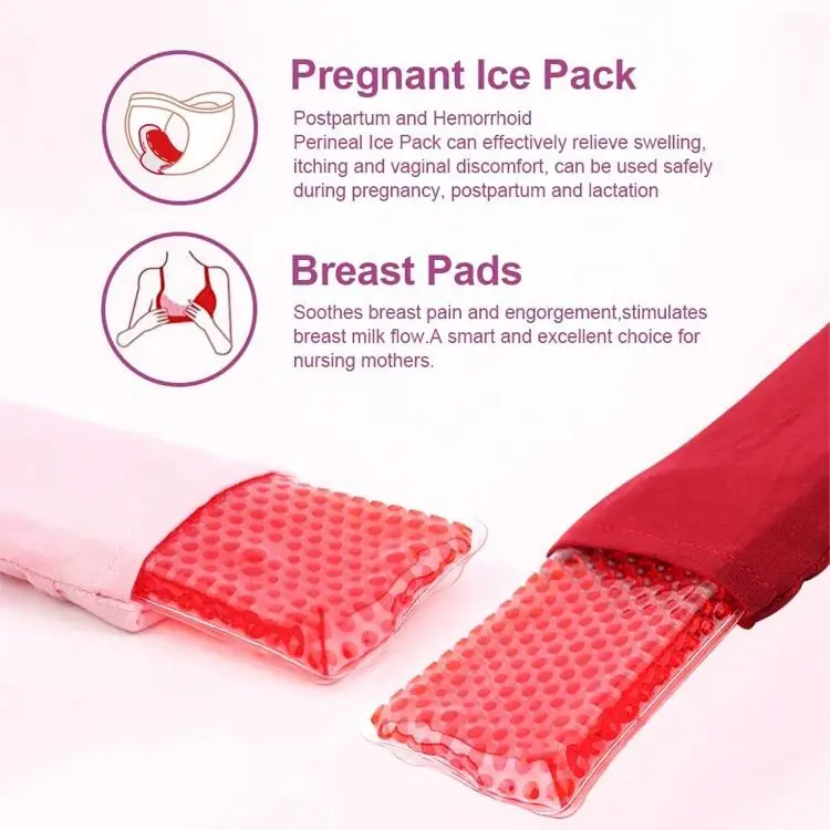 Reusable Perineal Cold Ice Pack Postpartum Perineal Cooling Pad Hot Cold Pack for Women After Pregnancy and Delivery Pain Relief