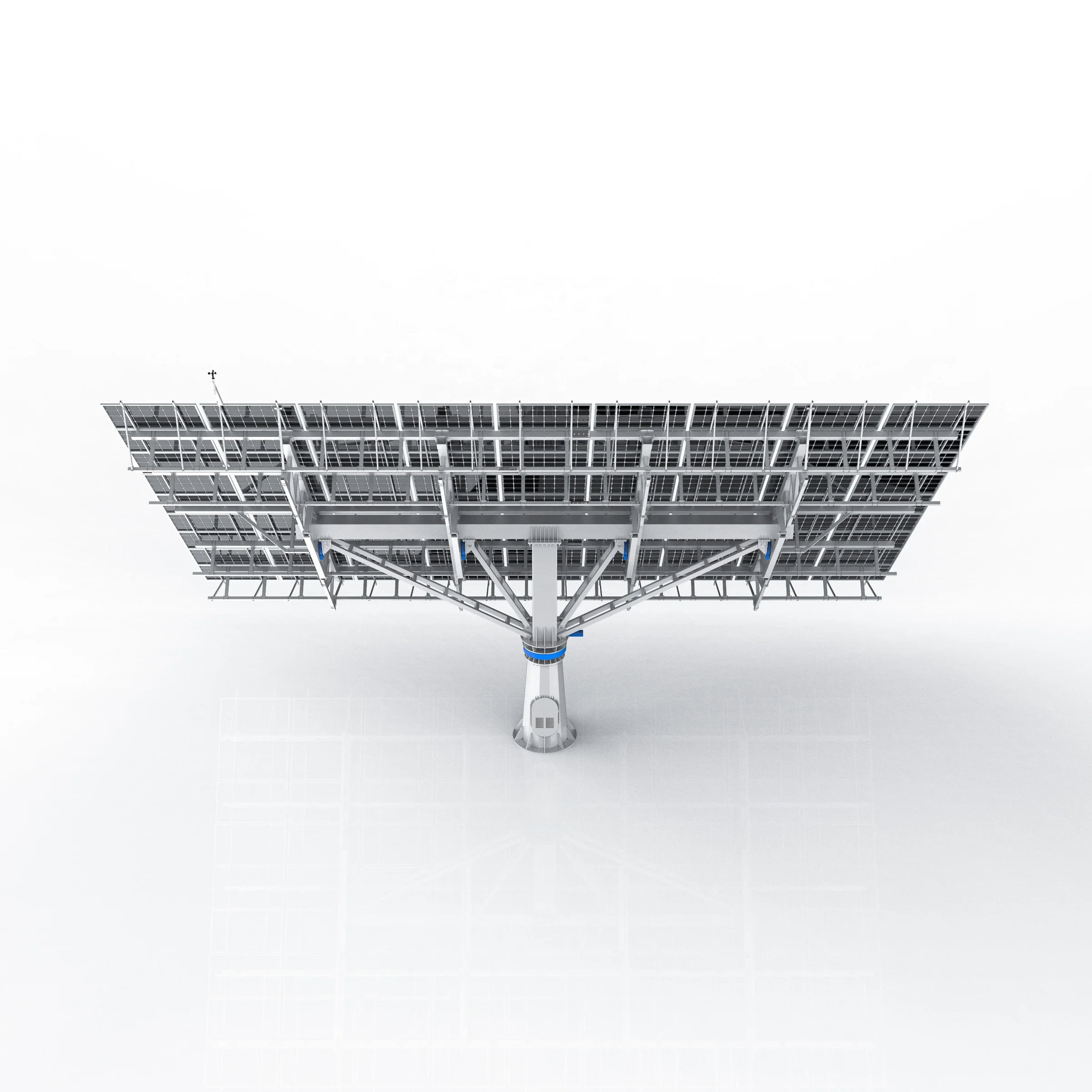 37kw HYS-100PV-66-M-4SD 2 оси Солнечной pv трекер отслежыватель солнца солнечной энергии с двумя осями высокой точности системы с двумя осями трекер solaire отслеживания