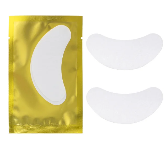 Moon shape Wholesale Lint Free Lash Hydrogel Eye Gel Patch Collagen Eye Lash Patch Lash Eye Pad for Eyelash Extension