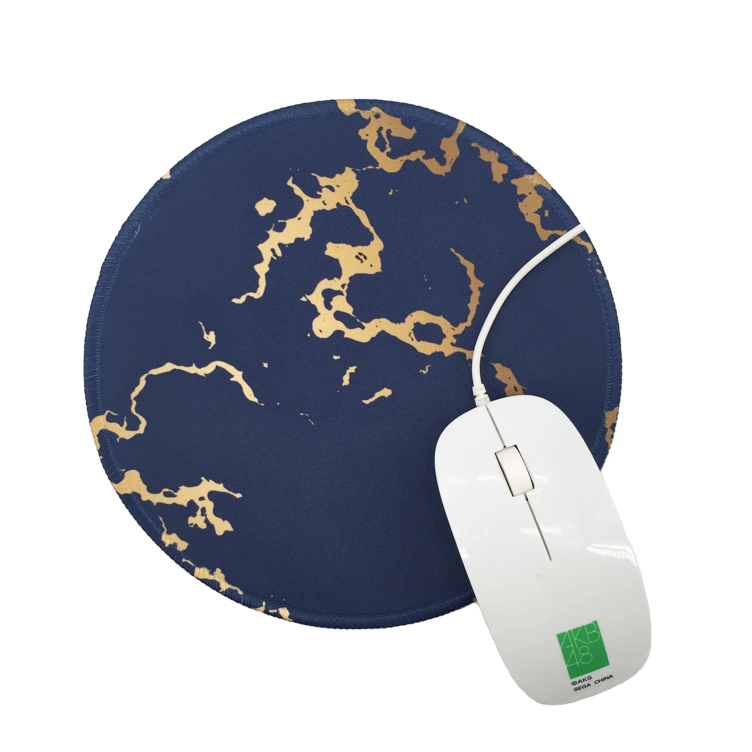 Мраморный Круглый Коврик для мыши