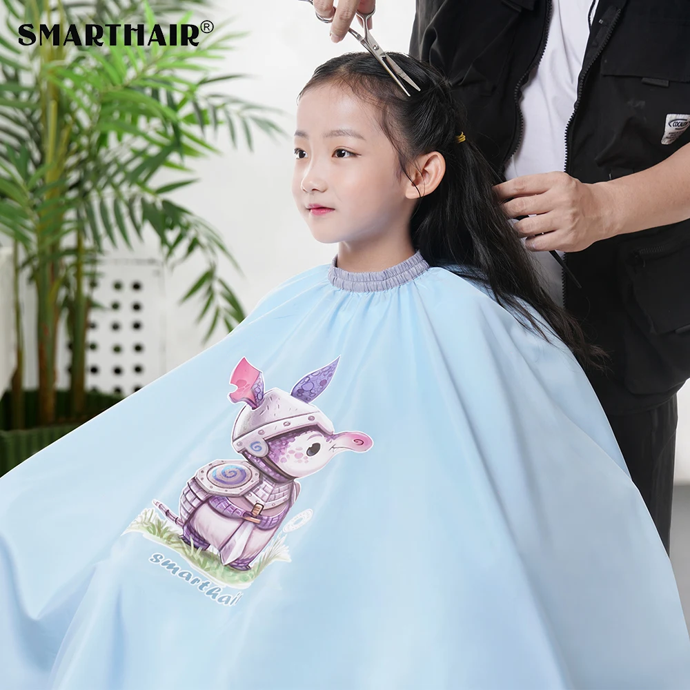children plastic water prufe cape hairdressing silver hairdresser capes kids beauty salon styling cape