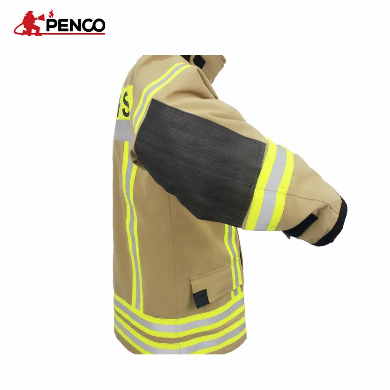 Hot Sale Protective Aramid Fighting Jacket Fire Suit for Fireman Flame Retardant Firefighting Clothing
