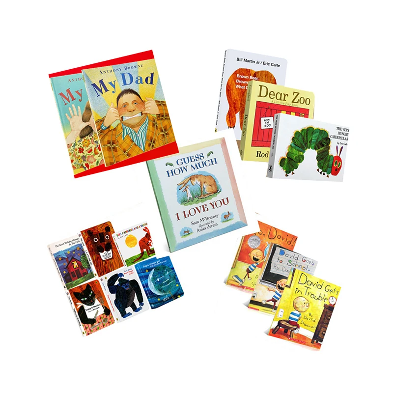 Книга с картинками на заказ для раннего развития детей книга рисунком HD рисунками из мультфильмов английском твердом