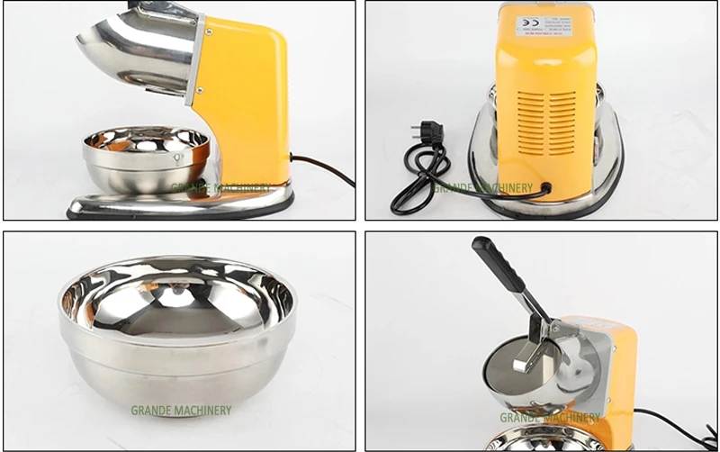 Mini Small 180W Hot Sale Automatic Electric Ice Shaving Machine Commercial Crushed Ice Shaver Machine Slushies Machine Price
