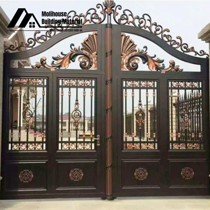 High Quality Gate Wrought Iron Gate Aluminum Gates Driveway