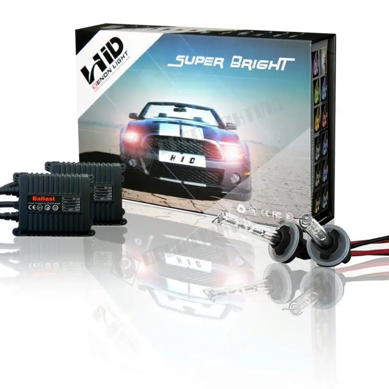 Ac/12v автомобильный 35w Hid ксеноновый конверсионный комплект с супер тонким балластом