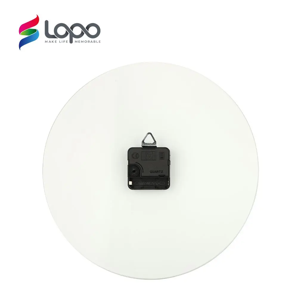 UK Warehouse Sublimation Decorative MDF Large Wall Clock for Living Room Diameter 30 cm