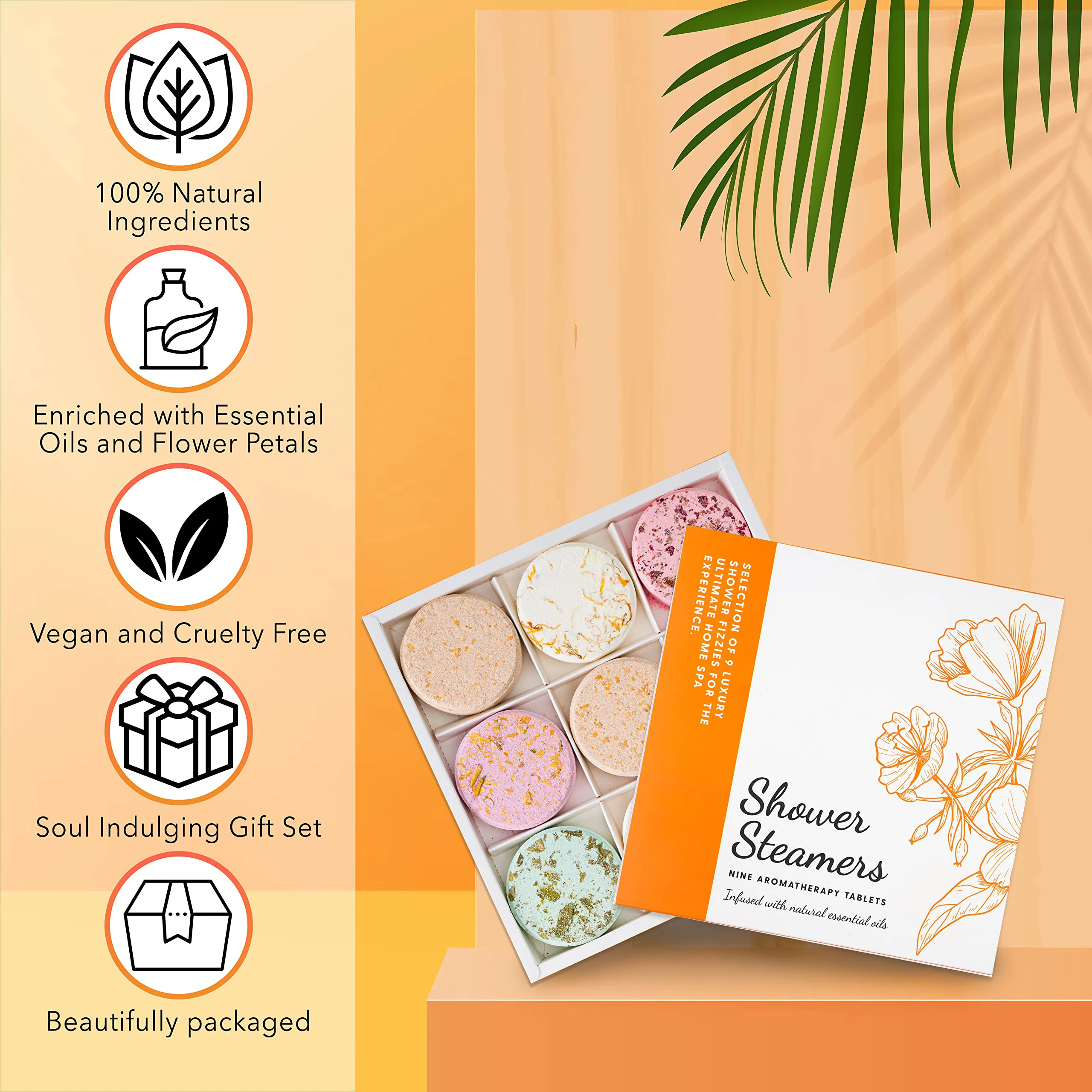 Органическое эфирное масло эвкалипта и ароматерапии таблетки для отпаривания душа с индивидуальной подарочной упаковкой ручной работы