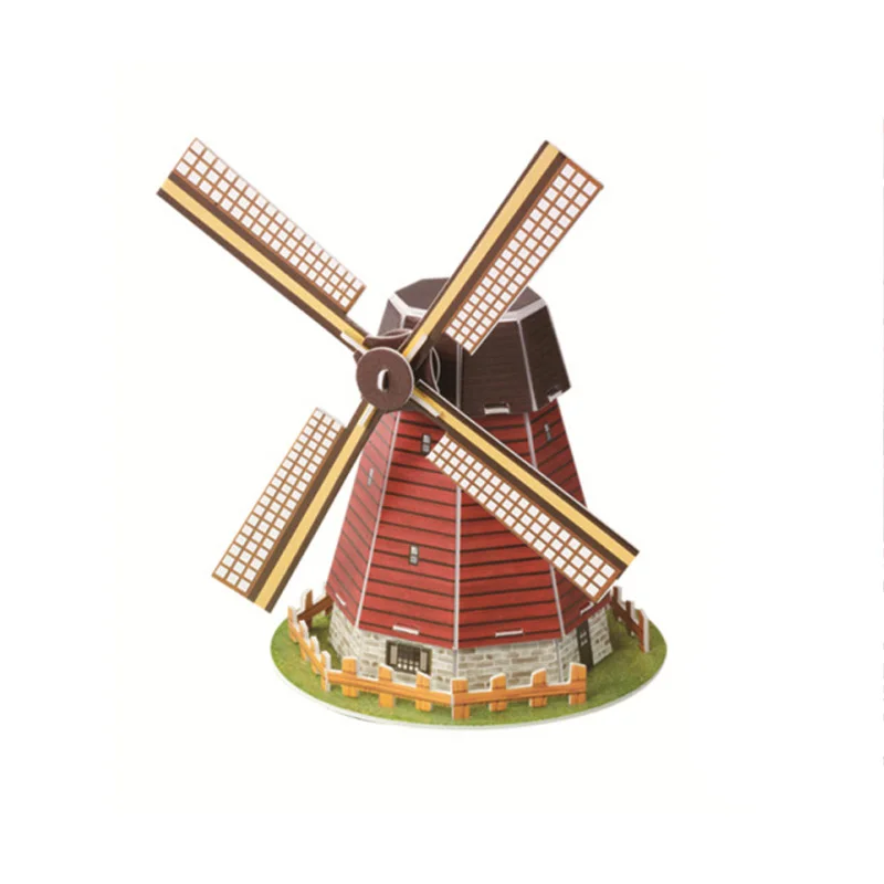 Рождественский подарок архитектурные модели 3D бумажные головоломки знаменитых зданий по всему миру