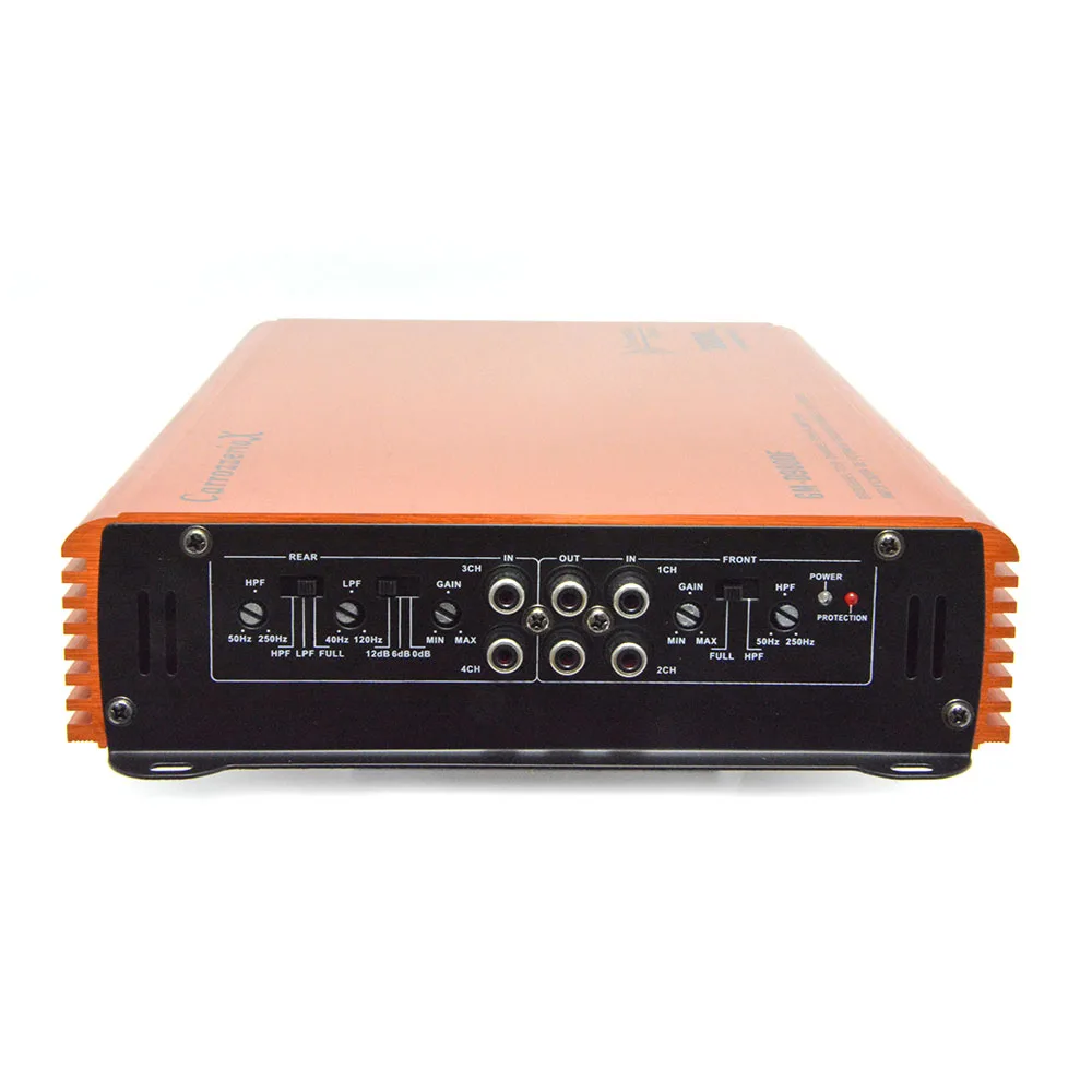 factory 4 channel sound digital  high power car  amplifier  professional class AB (GM-D9800F)