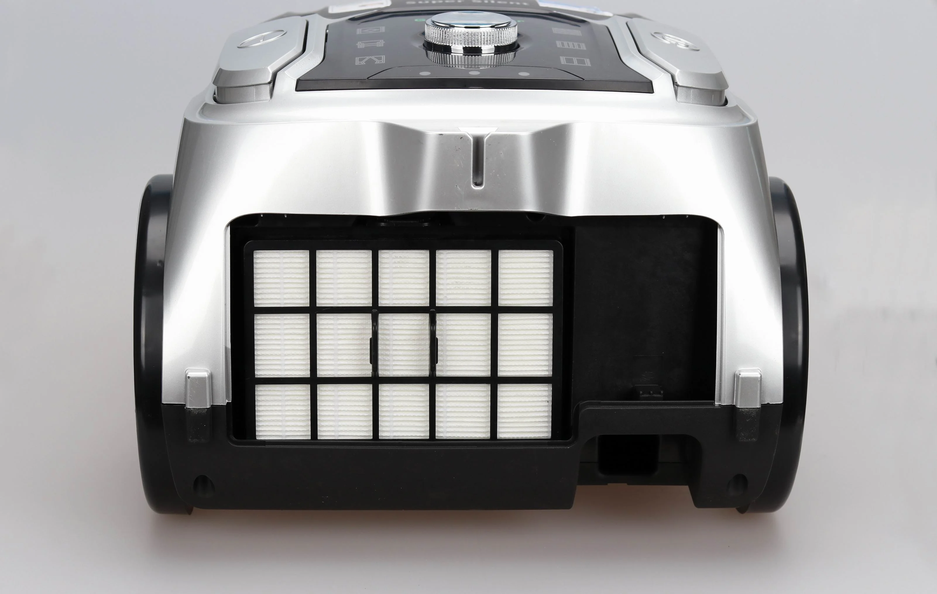 Пылесос с канистрой и светодиодным дисплеем, Мощное всасывание, портативный пылесос с мешками и HEPA-фильтром