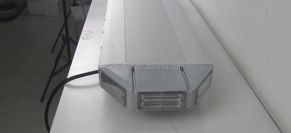 SAE approved Double rows LED light bar for ambulance cars 1W Linear LEDs 264 Watt Silver or Black Aluminum 48 inch TBD6871D