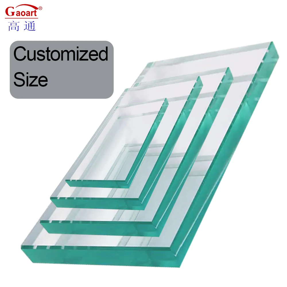 Good Quality Universal Plant Price Stairs Sheet Easy Install Shower Screen 0.4cm Tempered Glass Manufacturer For Greenhouse Door