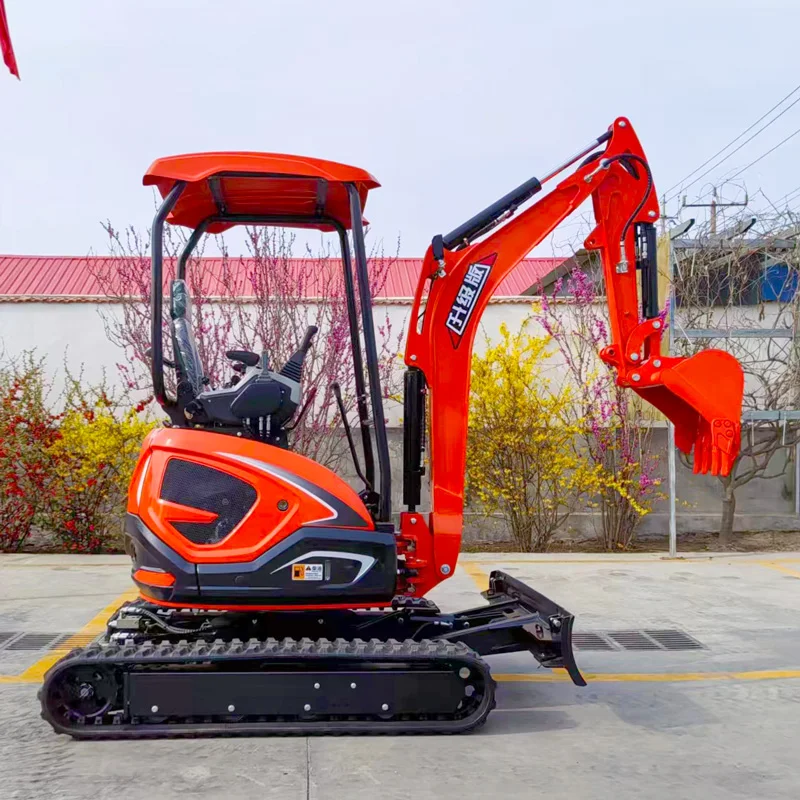 Hot selling Chinese mini small digger 1ton 1.5ton 2ton 2.5ton CE/EPA/EURO 5 wholesale compact mini excavators with swing boom