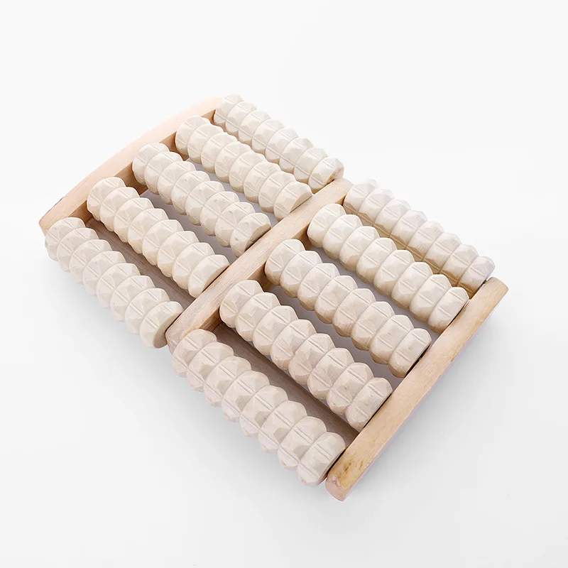 6 Row Foot Roller Massager Reflexology Private Label Foot Massage Tool For Relieve Plantar