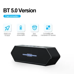 Manufacturing Original Mini Sports Waterproof IPX5 50W Box Subwoofers Wireless BT Speaker