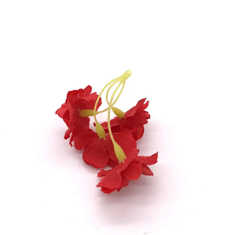 50pcs\lot Romatic Red&Pink Flower Petals Silk Artificial Cherry Blossom Petals Home&Wedding Party Decoration Rose P