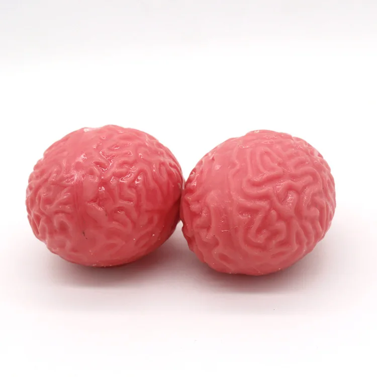 Factory Direct Sales Tpr Brain Shape Squishy Ball Decompression Vent Squeeze Toy